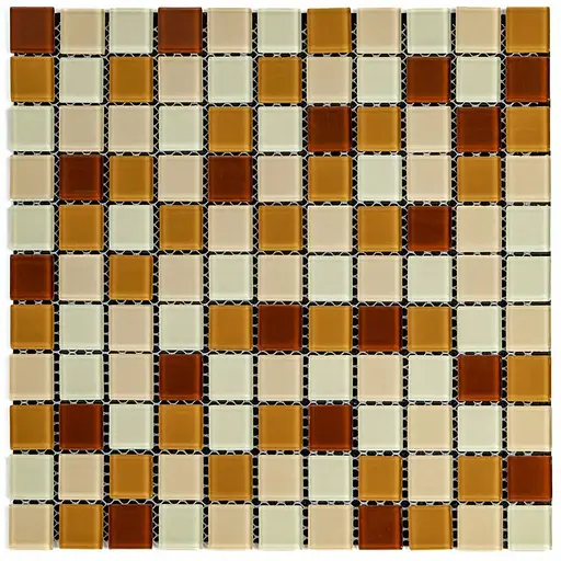 Мозаїка дзеркальна Wall Sticker 298х298х4.5 мм Коричнева SW-00002363