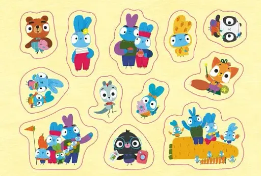 Хоробрі Зайці. Зустрічай нових друзів. Пригодницькі розмальовки - фото 5