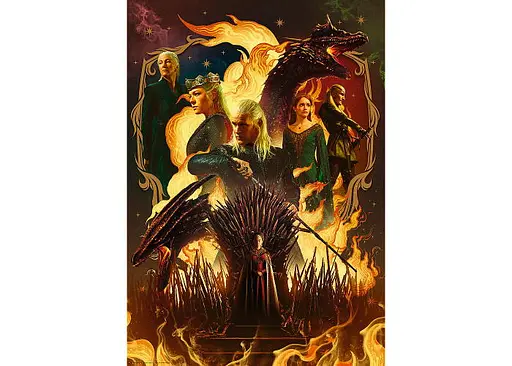 Пазл Trefl Дом дракона Игра престолов 1000 эл. (12068) - фото 2