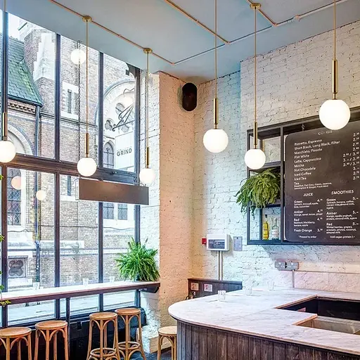 Подвесной латунный светильник с белым матовым плафоном. | Line F | Арт. A345/1 AB+WT - фото 6