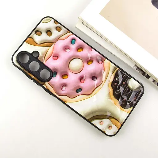 TPU+PC чехол Prisma Fluffie для Samsung Galaxy A56 5G Donut - фото 3