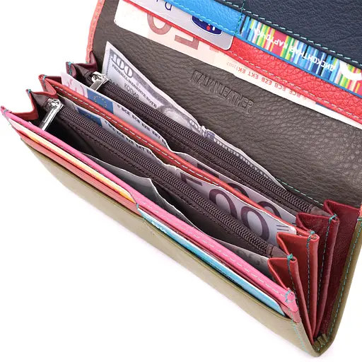 Кожаный женский кошелек ST Leather 18.5х9х3 см acs0028450 - фото 5