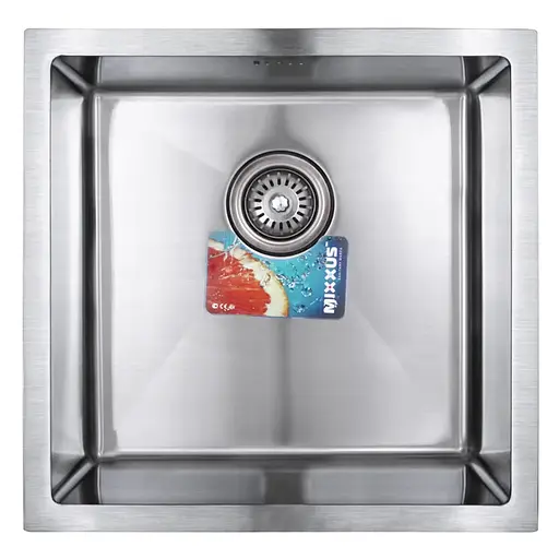 Кухонна мийка Mixxus MX4645-200x1.2-Handmade MX0567, Нержавіюча сталь - фото 1