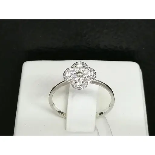 Срібне кільце Імперія золота з фіанітами. КВ1138С 16,5 - фото 4