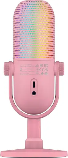 Мікрофон Razer Seiren V3 Chroma Quartz (RZ19-05060300-R3M1) - фото 3