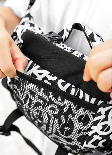 Большая мужская сумка бананка Sambag DynamicDart принт "Graphity" 38 × 21 × 7 см (80411715m) - фото 4