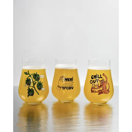 Набір келихів для пива Concept Glass Beer Mood Beer Passion 3 шт. (BP/8816) - фото 2