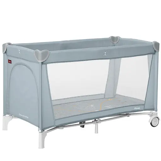Детский манеж Carrello Piccolo+ CRL-18102 Ash Grey с двухуровневым дном