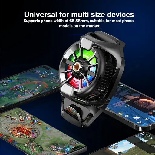 Кулер активне охолодження для телефону / планшета Memo DL22 шириною до 88 мм White (18510) - фото 5