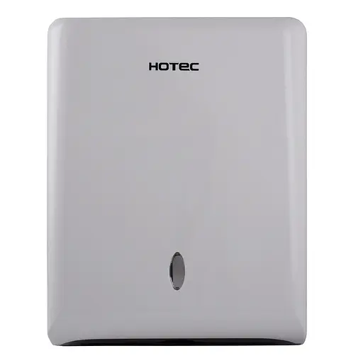 Диспенсер паперових рушників HOTEC 14.203 White для ванної кімнати та кухні з ABS матеріалу
