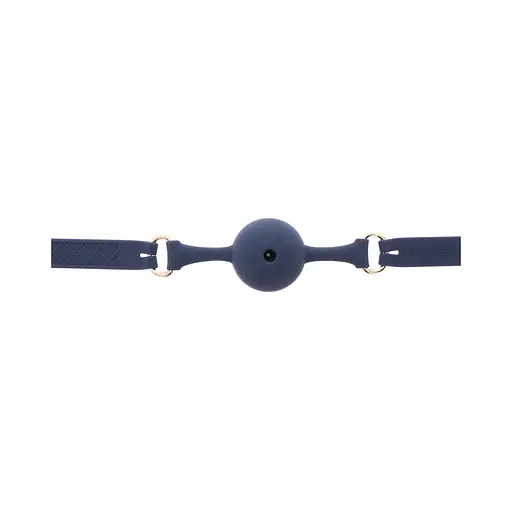 Кляп Taboom Silicone Supreme Ball Gag 4.3 см синій - фото 2