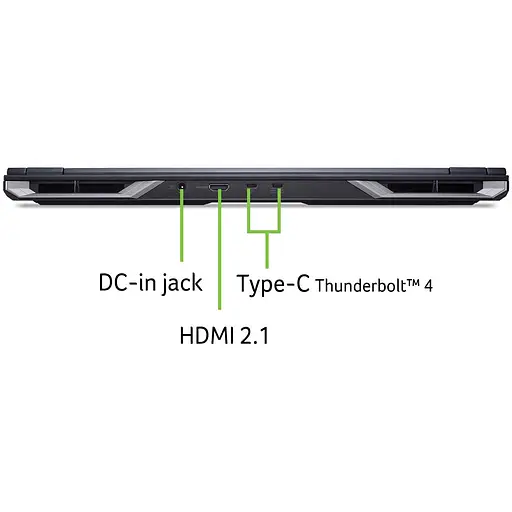 Ноутбук Ігровий Acer Predator Helios Neo 18 AI PHN18-72-79YB з процесором Intel Core Ultra 7 255HX pana la 5.2GHz, 18'' WQXGA, IPS, 240Hz, 32GB DDR5 RAM, 1TB SSD, NVID GDDR7, No OS, Abyssal чорний - фото 7