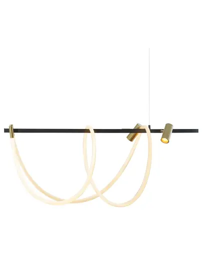 Люстра Zuma Line 2200277L Balbo Led 5x60+7.5W 3000K-6000K 5000Lm IP20 - фото 2