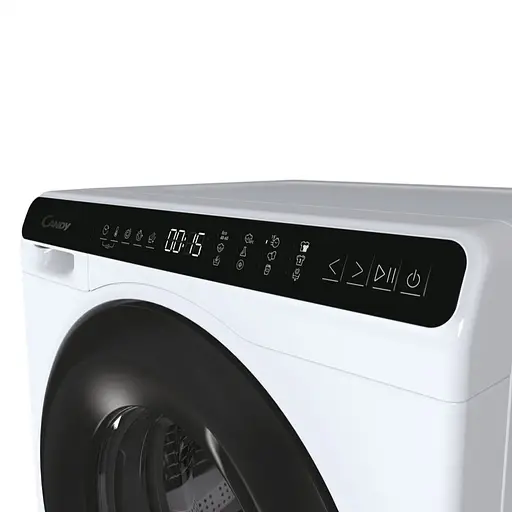 Стиральная машина Candy фронтальная 5 кг 1200 A+++ 44 см дисплей инвертор черный люк высота 70 см белый - фото 4