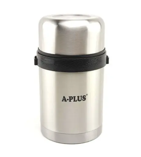 Термос харчовий з нержавіючої сталі A-PLUS 1663 750 ml з чохлом - фото 2