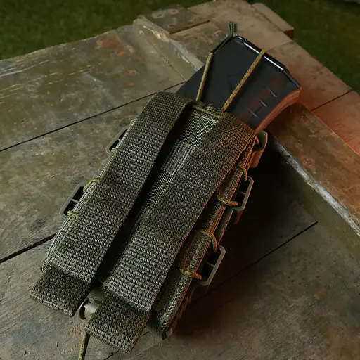 Подсумок Kiborg M-1 велкро для магазинов Khaki (1000-k4052) - фото 10