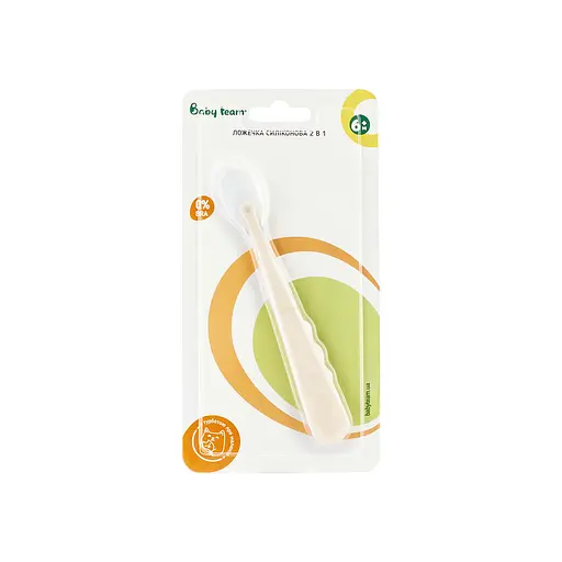 Ложечка силіконова 2 в 1, Baby Team (6114) - фото 1