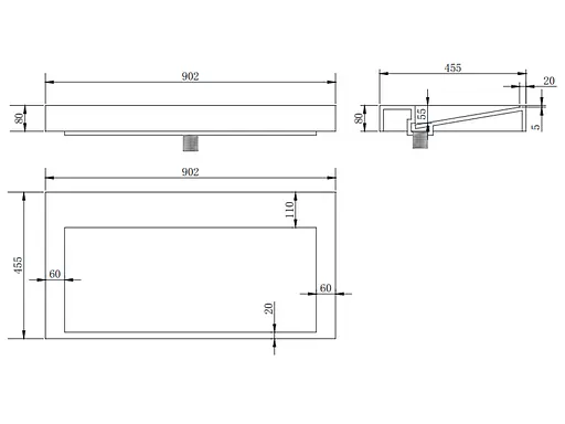 Раковина ASIGNATURA Stream белая 35721804 - фото 7