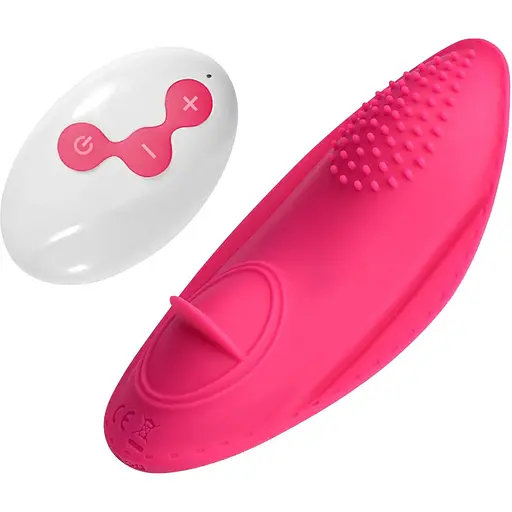 Вібратор для клітора Boss Series Strap On Vibrator 01 світло-рожевий