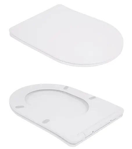 Напольный унитаз Qtap Robin Ultra Quiet с сиденьем Slim Duroplast/ Soft-close/ Quick Release QT13226089AW - фото 7