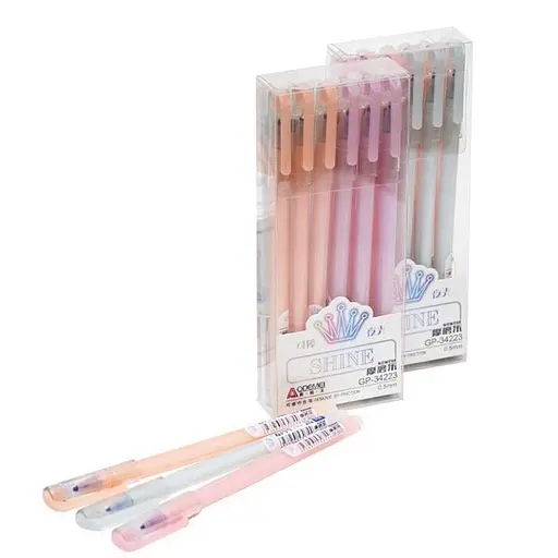 Ручка пишет-стирает 34223 синяя, упаковка 12 шт