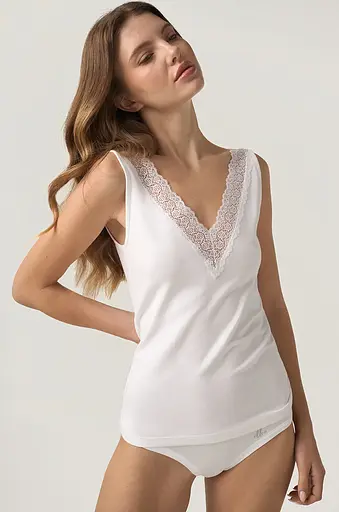 Женская майка ALMERIA 400/03/01 ELLEN Белый, XXL - фото 1