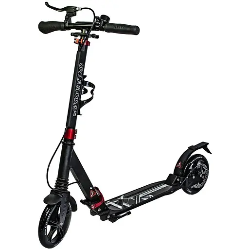Самокат Scale Sports 93х38х91-105 см Чорний 000231408