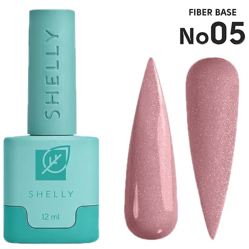 Камуфлирующая база Shelly с нейлоновыми волокнами 05 Fiber Base 12 мл - фото 1