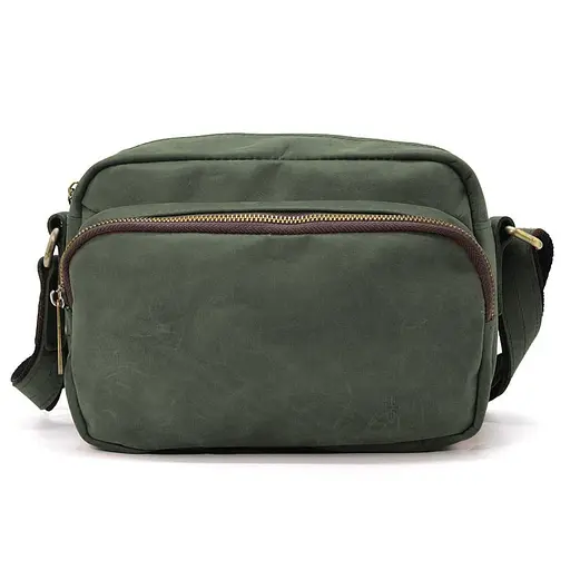 Невелика чоловіча сумка через плече на 2 відділення TARWA 23х16х11 см sum0028181 - фото 2