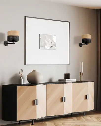 Бра, настенный светильник TK Lighting 6539 Nicol E27 1x15W IP20 черный - фото 2