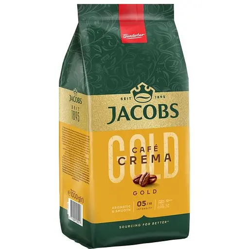 Кофе в зернах Jacobs Cafe Crema 1 кг