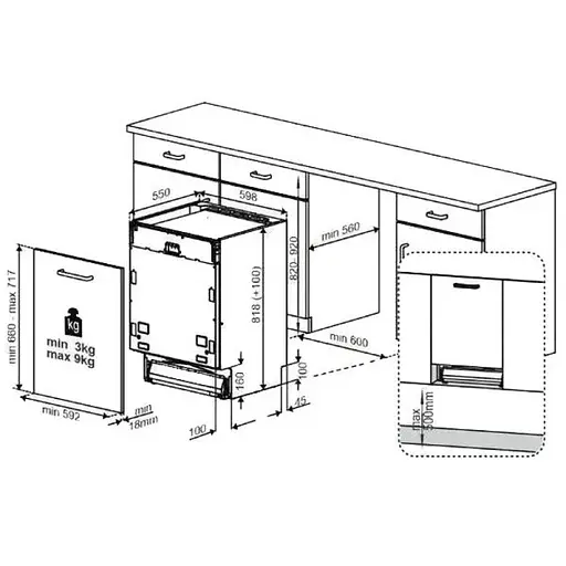 Посудомоечная машина Beko BDIN38531D - фото 7