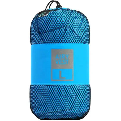 Подстилка для собак AiryVest размер L 100х70 см голубовато-черная - фото 3