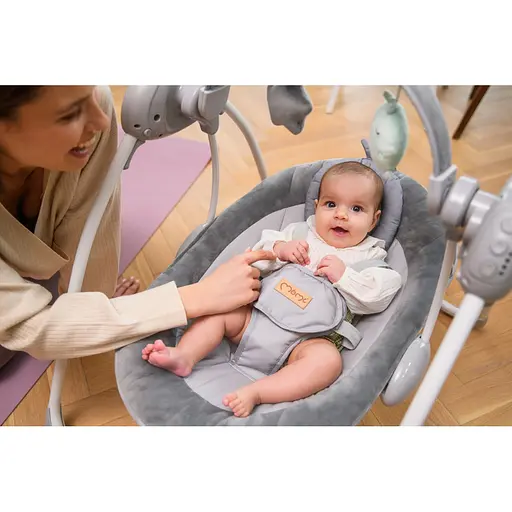 Крісло-гойдалка MoMi Liss Grey (BULE00048) - фото 9