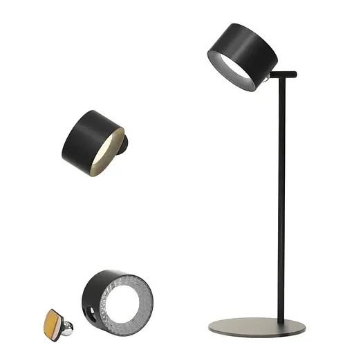 Настільна лампа Feallive, світлодіодна, акумуляторна, багатофункціональна, з сенсорним керуванням, регульованою яскравістю