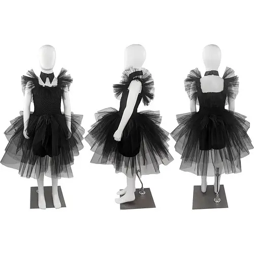 Платье Вэнздей ( Уэнздей) Аддамс на балу детское - фото 4