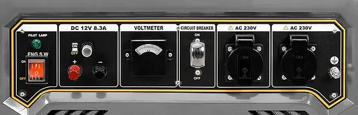 Генератор Синхронний GRAPHITE 40кг 2200 Вт / 2000 Вт / Бензин (58G904) - фото 9