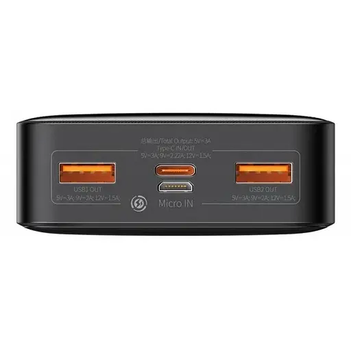 Портативний акумулятор - павер-банк Baseus Bipow Digital Display OS 20000 mAh 20 W (PPBD050501) - фото 3