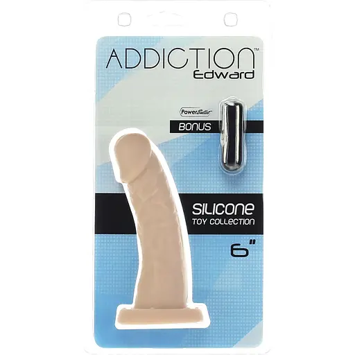 Фалоімітатор Addiction - Edward 6 Curved Dong - фото 5