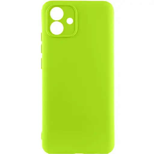 Чохол Getman TPU Liquid Silk Full Camera для Samsung Galaxy A05 Салатовий/Neon Green