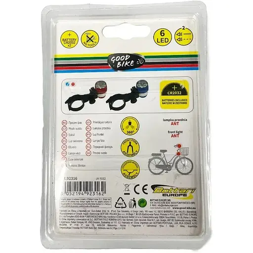 Ліхтарик на батарейках світлодіодний Good Bike Ant 6 LED синій (92316B-IS) - фото 9