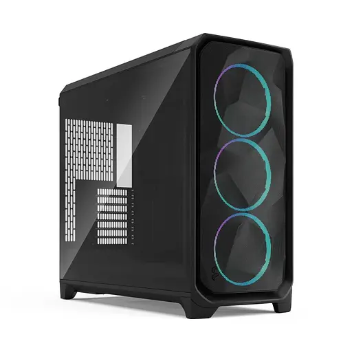 Корпус Fractal Design Meshify 3 XL RGB из закаленного стекла без блока питания, черный (FD-C-MES3X-04) - фото 1