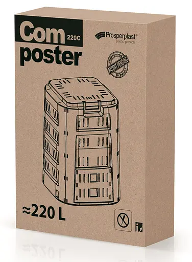 Компостер Prosperplast Compogreen черный 220 л - фото 9