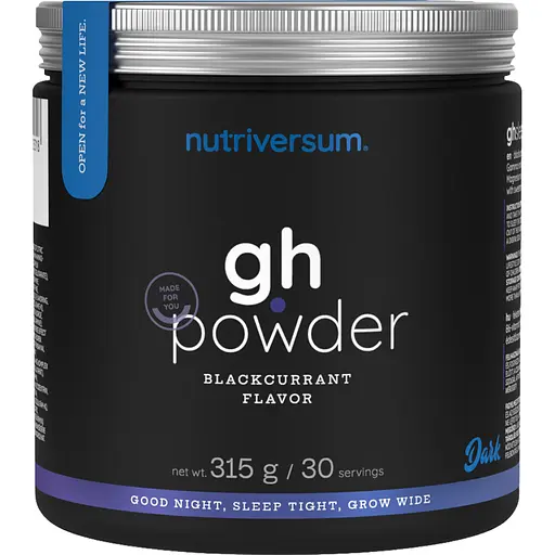 Дієтична добавка Nutriversum GH Powder чорна смородина 315 г - фото 1