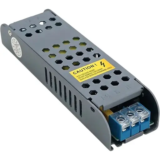 Импульсный блок питания Voltronic 12В 10А (120Вт) перфорированный SLIM - фото 1