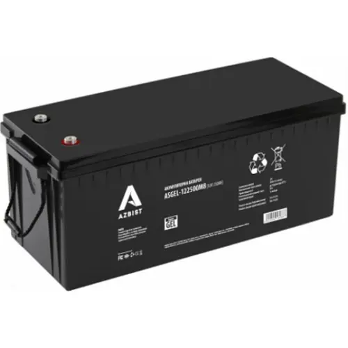 Аккумулятор Azbist Super GEL ASGEL-122500M8, Black Case, 12V 250.0Ah (9) Q1