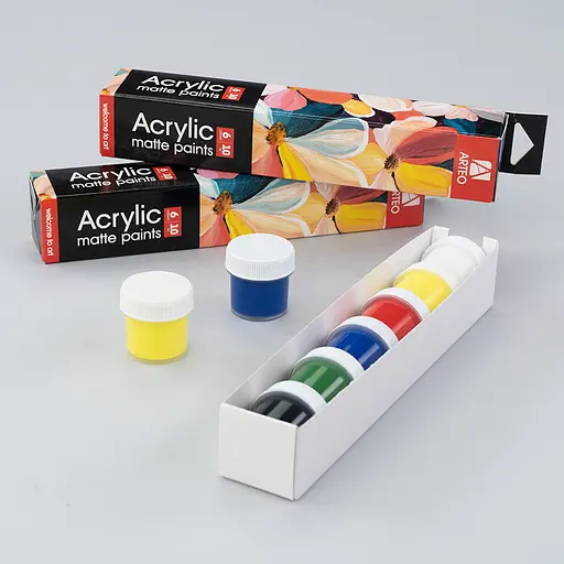 Набір акрилових фарб Arteo Nature матовий 6x10 мл - фото 3