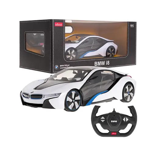 Машинка RASTAR BMW I8 R/C 1:14 білий 49600