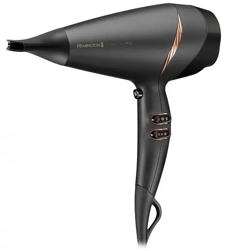 Фен Remington Supercare PRO 2200 AC motor, 2200Вт, 3 режими, дифузор, іоніз-я, хол. обдув, чорний - фото 5