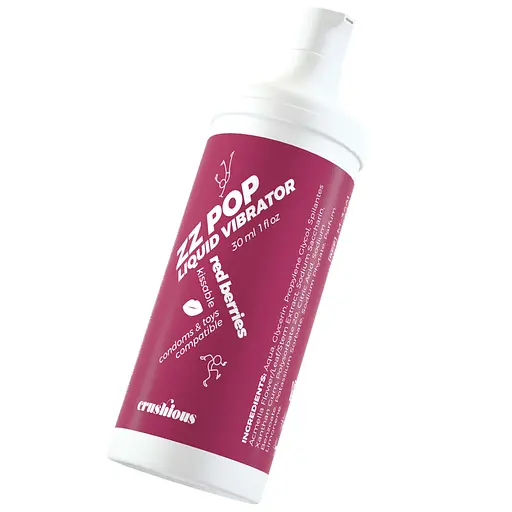 Жидкий вибратор Crushious с ароматом красных ягод 30 мл - фото 2